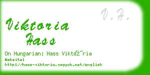 viktoria hass business card